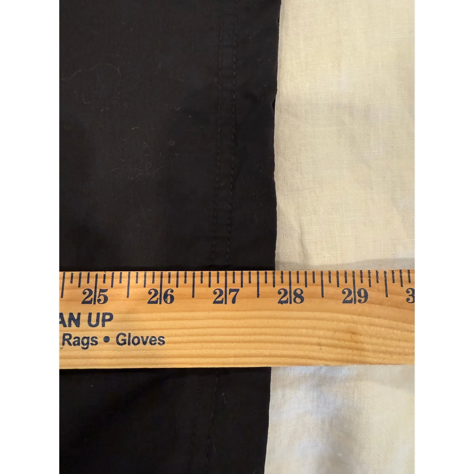 L.L. Bean Mountain Classic Insulated Hoodie Anorak Jacket Black Men's Size Small - Image 12