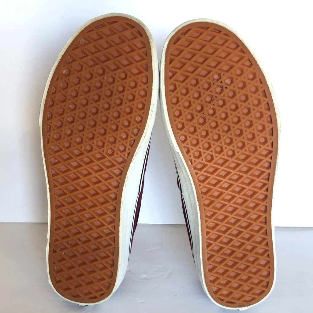 Vans Authentic Lo Burgundy Red Canvas Women Shoes 7.5 - Image 6