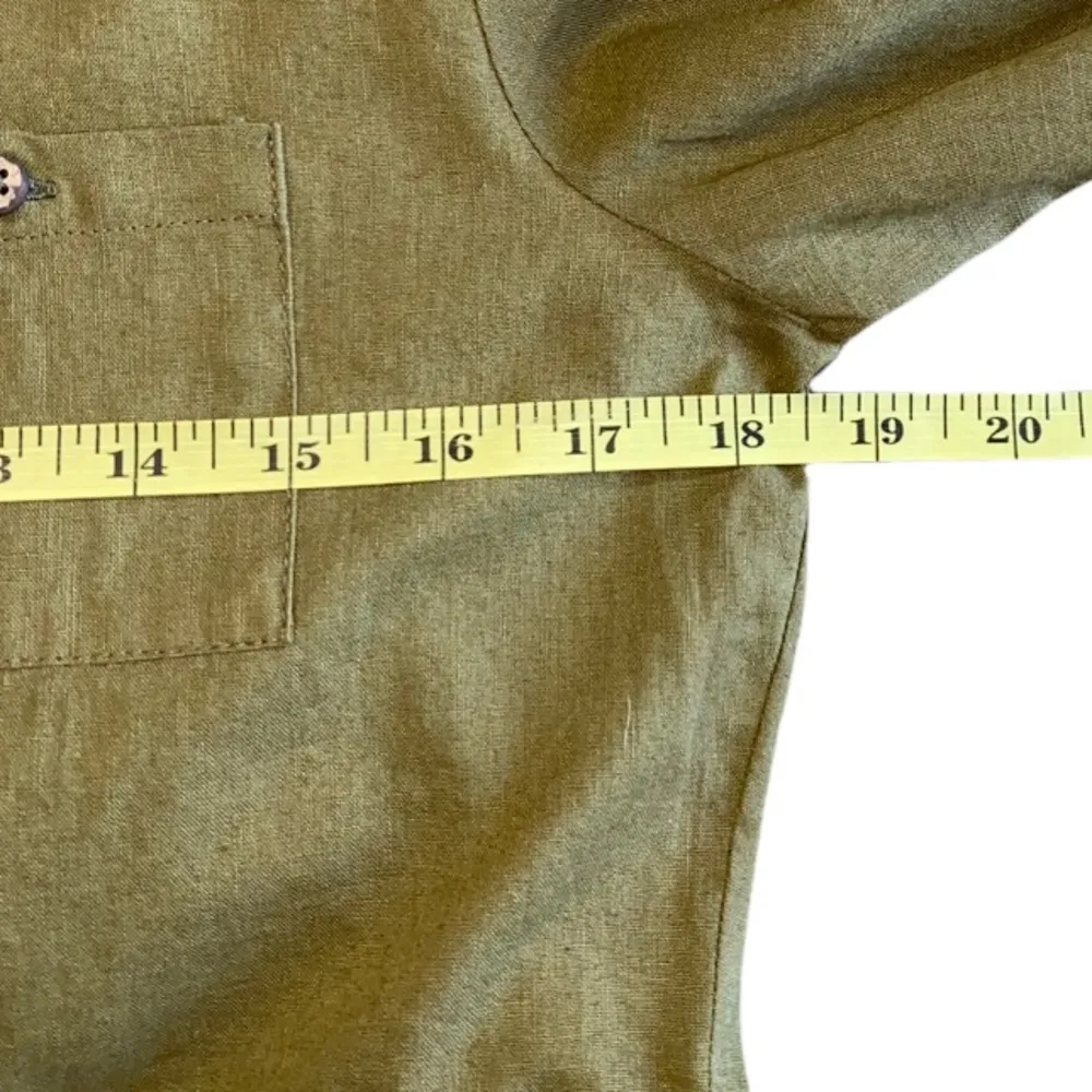 Chaser Long Sleeve Button Down Shirt in Sage Size XS - Image 4