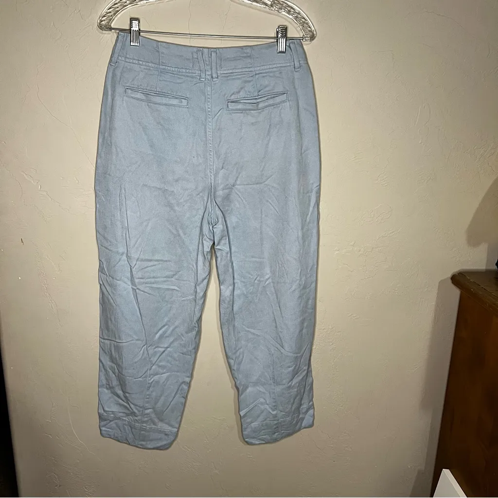 Everlane The Utility Pant Buttersoft Chambray Blue Tencel Tapered Leg Pants - Image 8