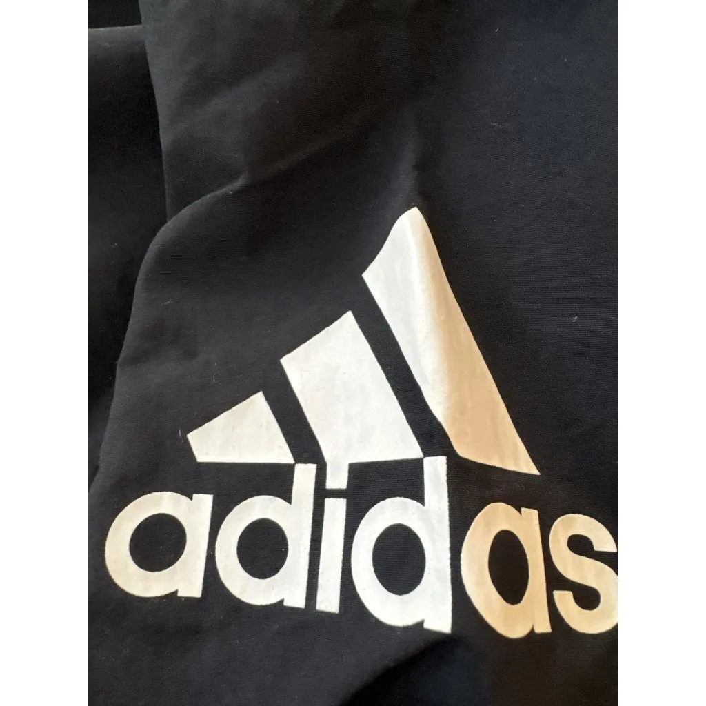 Adidas Womens Size Small Black White Fashion High-Waisted Woven Pants GU1442 NWT - Image 2