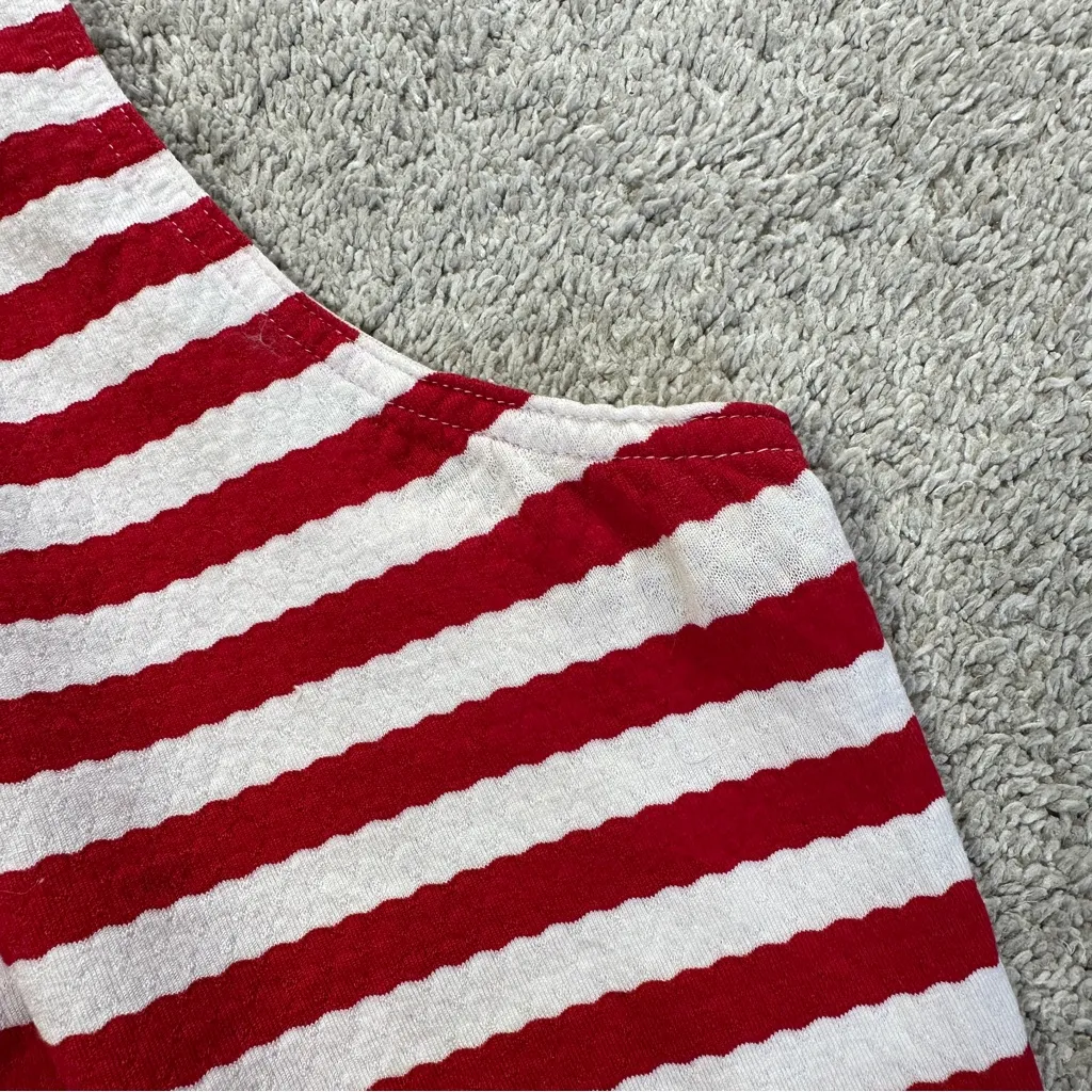 Escada Women’s Sleeveless Top Textured Wave Striped V - Image 15