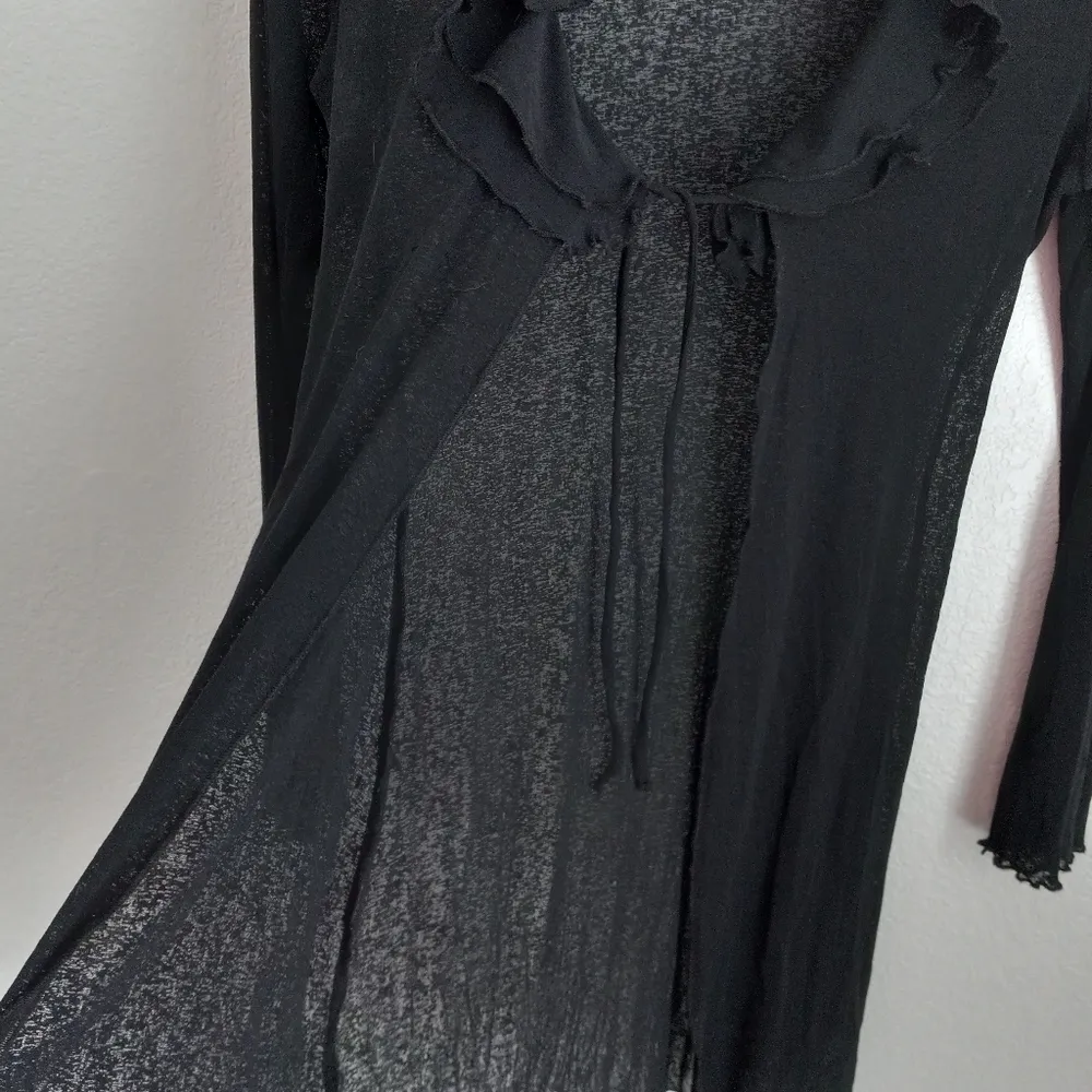 579 S Intimates Mini Duster in Sexy Black - Image 8