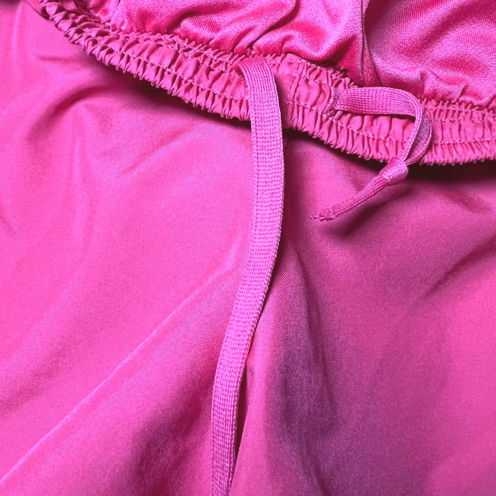 Nike‎ Dri-FIT Running Shorts Womens Medium Pink White Purple Athletic Gym - Image 7