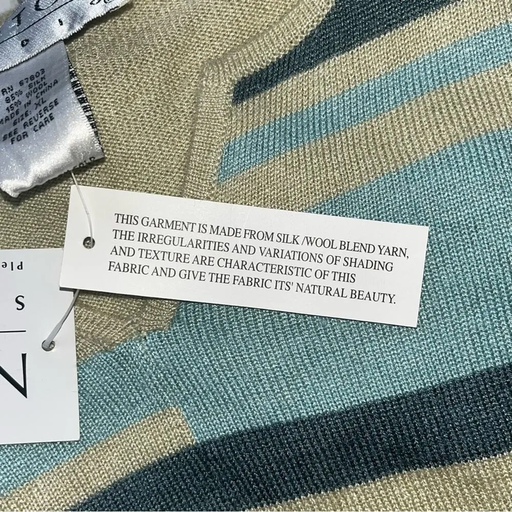 NWT! Norton Studio Long Sleeve V - Image 5