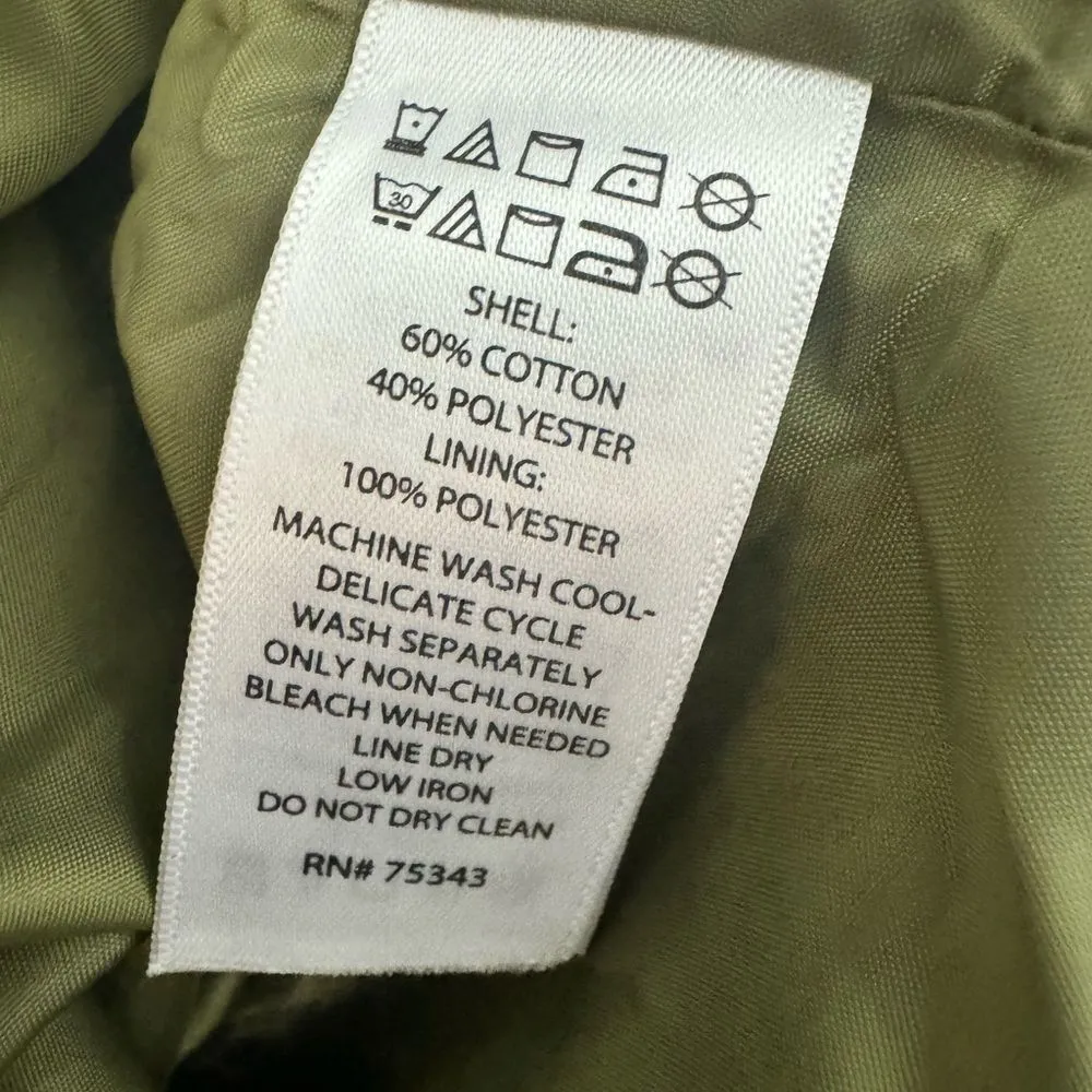 House of Harlow 1960 SZ S long green rain jacket - Image 5