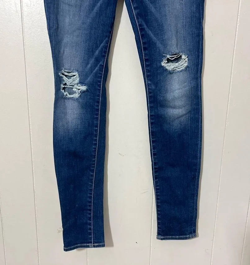 7 For All Mankind Womens Gwenevere Skinny Jeans Blue Size 26 - Image 2