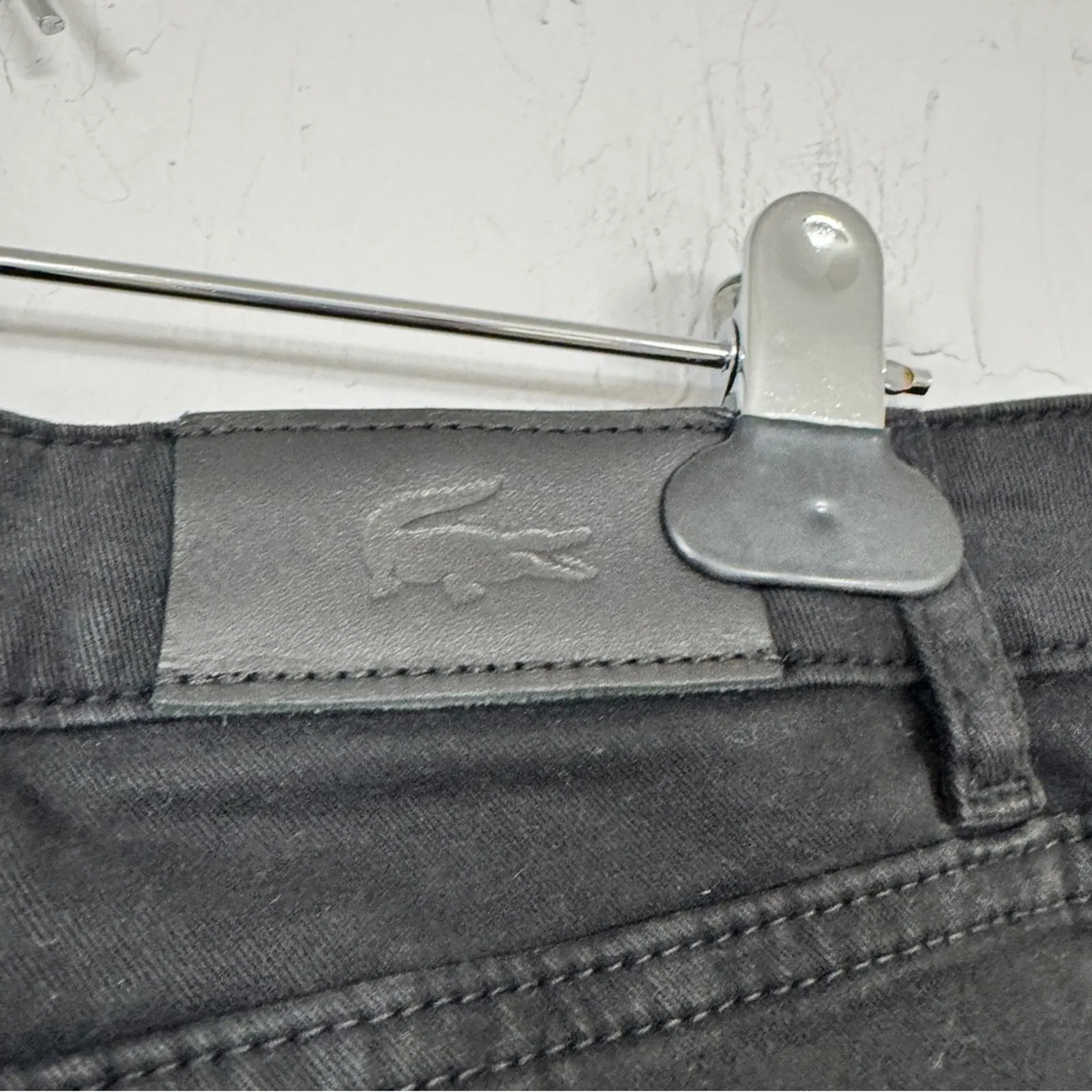 Lacoste Black High Rise Skinny Jeans Womens 27 Denim Classic Casual Fall Luxury - Image 8