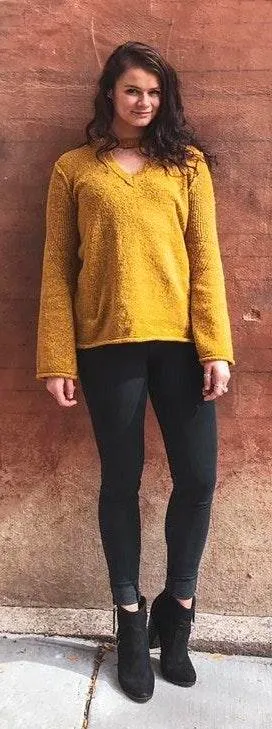 Oversized Yellow Sweater - Image 3