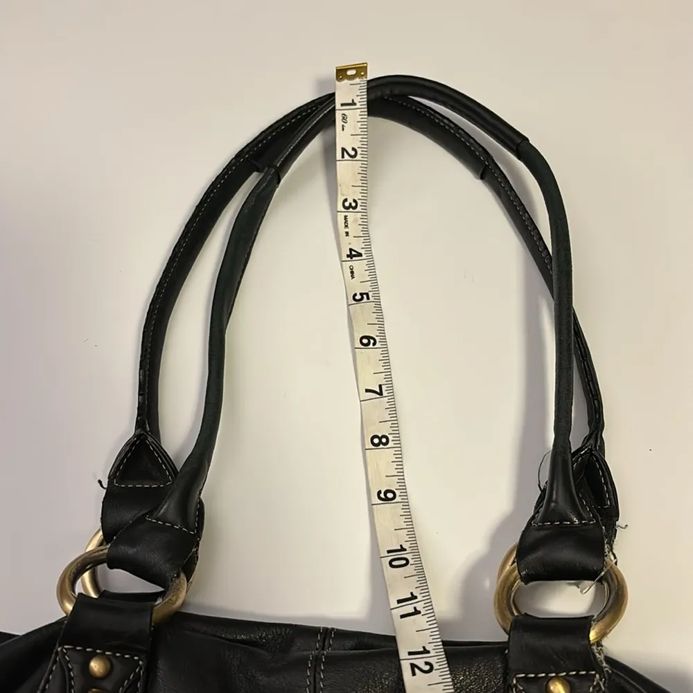 B Makowsky  BLACK LEATHER PURSE - Image 12