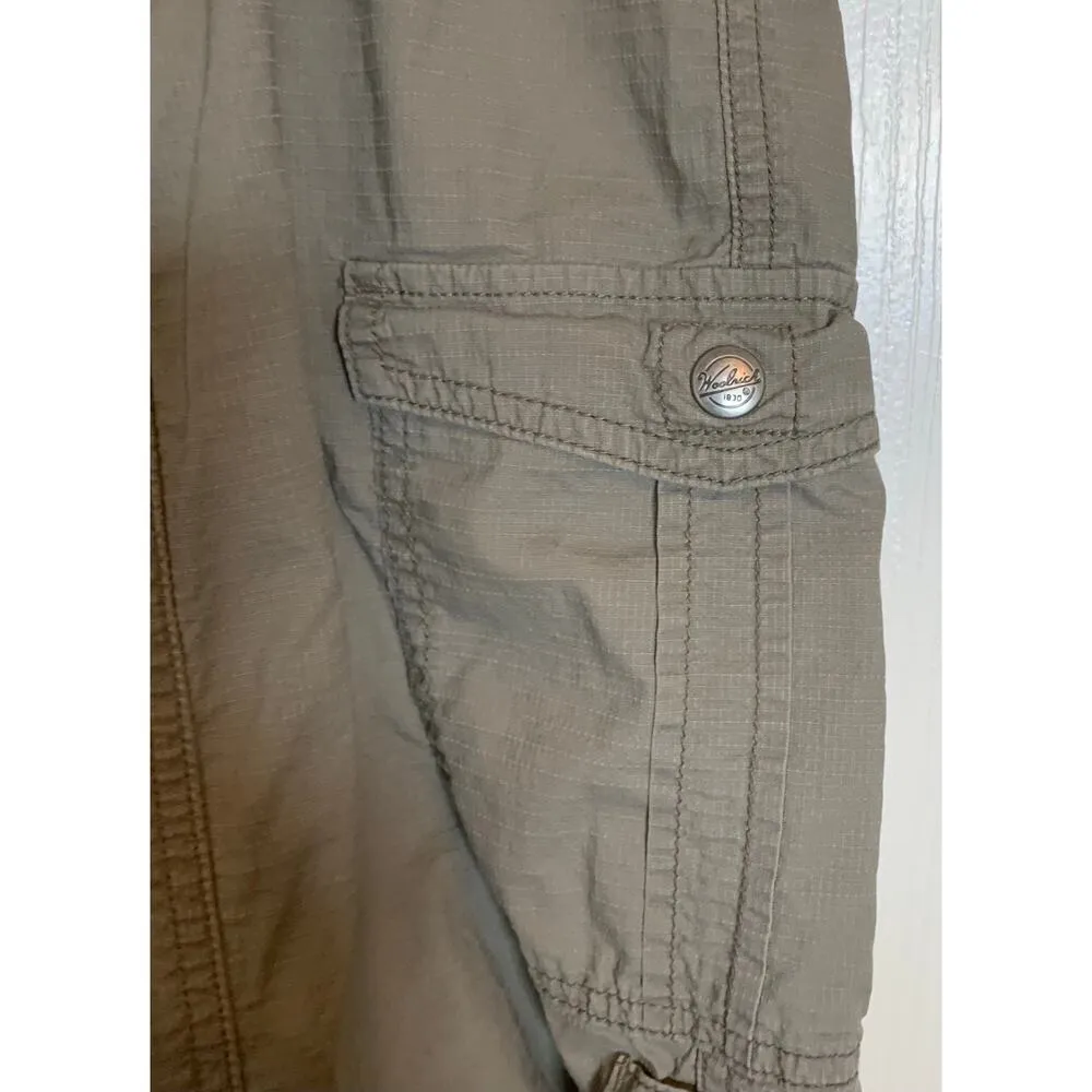 Woolrich shorts green size XL women's - Image 4