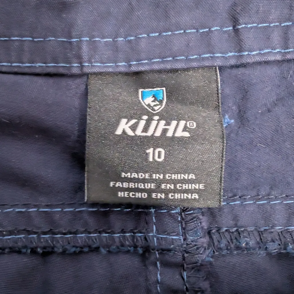 Kuhl Free Range Hiking Shorts W10 Navy - Image 3