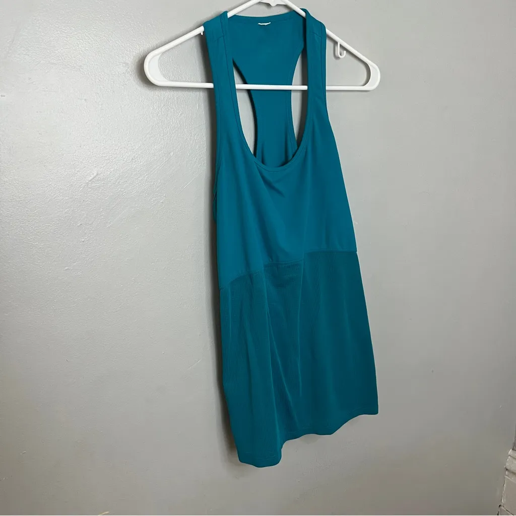 Teal Racerback Tank Top - Image 2