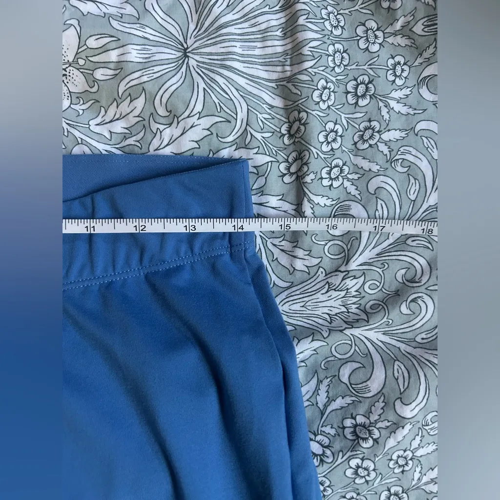 Free People Let’s Bounce Pants NWOT Blue Size M - Image 5