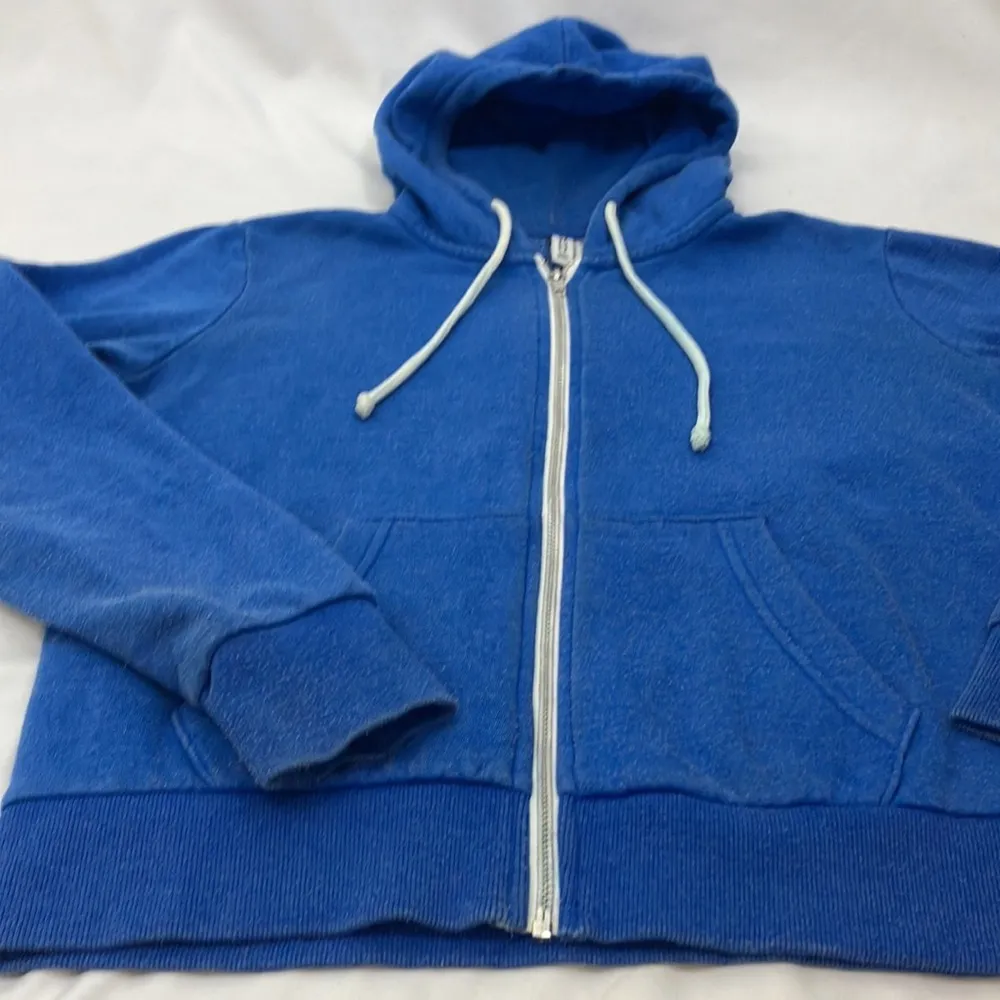 H&M Divided Colbolt blue zip up hoodie sweatshirt woman’s size medium - Image 3