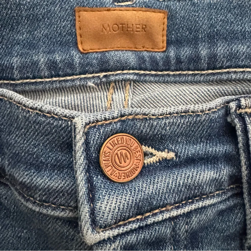 MOTHER The Tomcat Jeans In Layover Size 25 Blue - Image 8