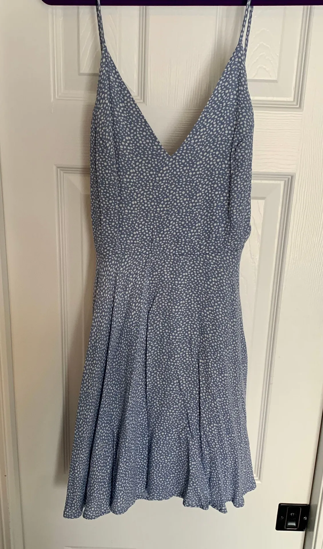 Blue Polka Dot Dress - Image 6