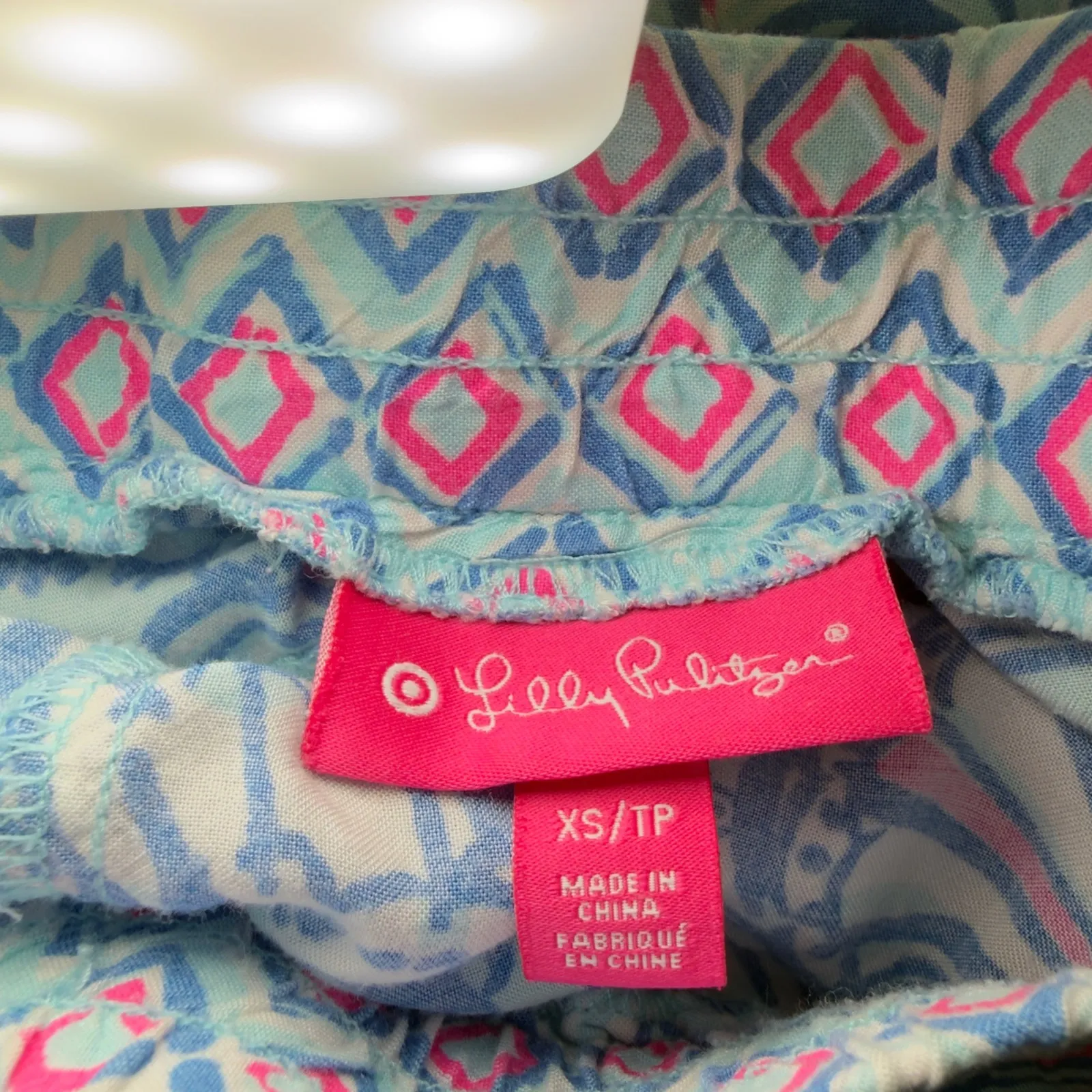 Lilly Pulitzer For Target XS Palazzo Sea Turtle Soirée Lounge Pants Blue Size 28 - Image 5