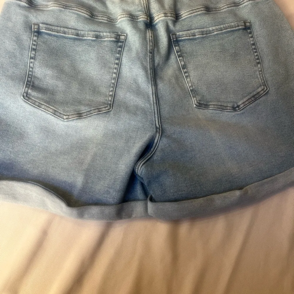 Women's Light Blue Denim Shorts - Image 7
