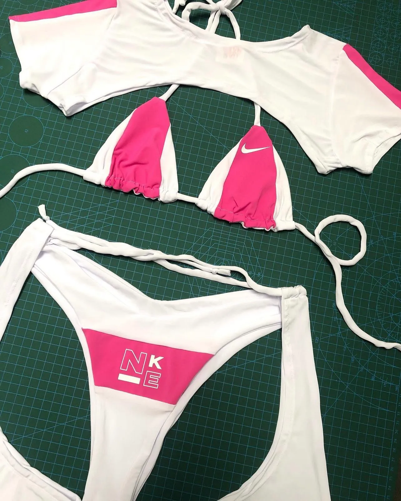 Absolutely Waved 4-Piece Nike Reworked Rave/Festival Set - Image 4