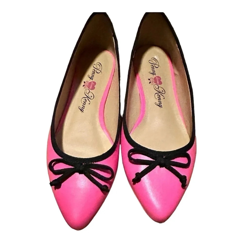 Penny Loves Kenny Attack Pink Ballet Flats - Image 9
