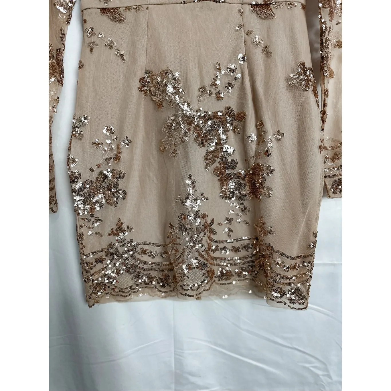 Showpo Cocktail Dress Gold Size 12 - Image 9