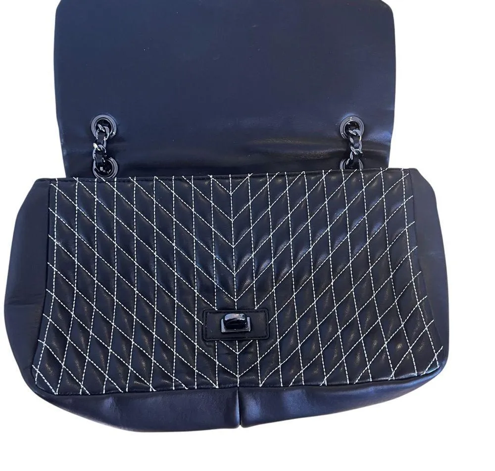 Karl Lagerfeld Agyness Shoulder Bag LH9HB283 Quilted Patches - Image 6