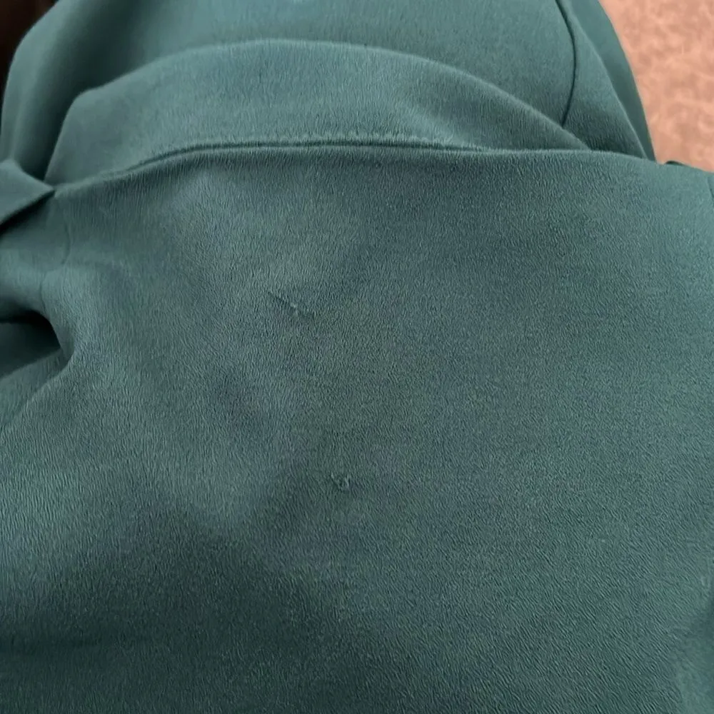 Pencil skirt with straps Green Size M - Image 2