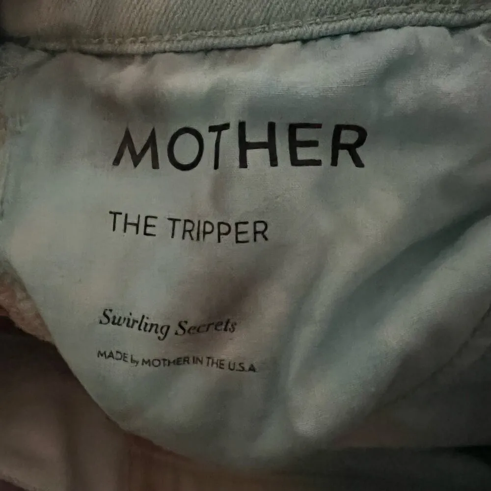 Mother Superior The Tripper Tye Dye Jeans 24 Women’s Swirling Secrets 1566 - Image 5