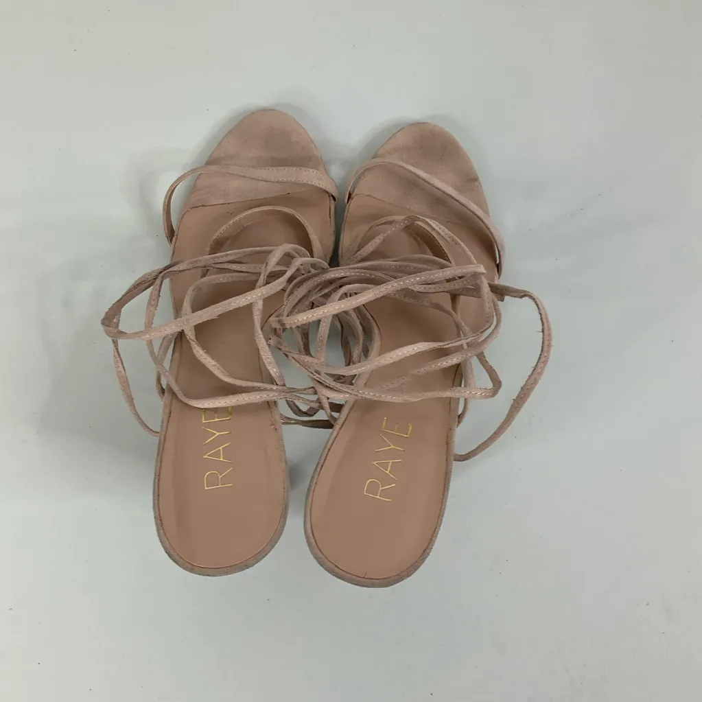 Raye Ankle Wrap Nude Heels Size 9 - Image 5