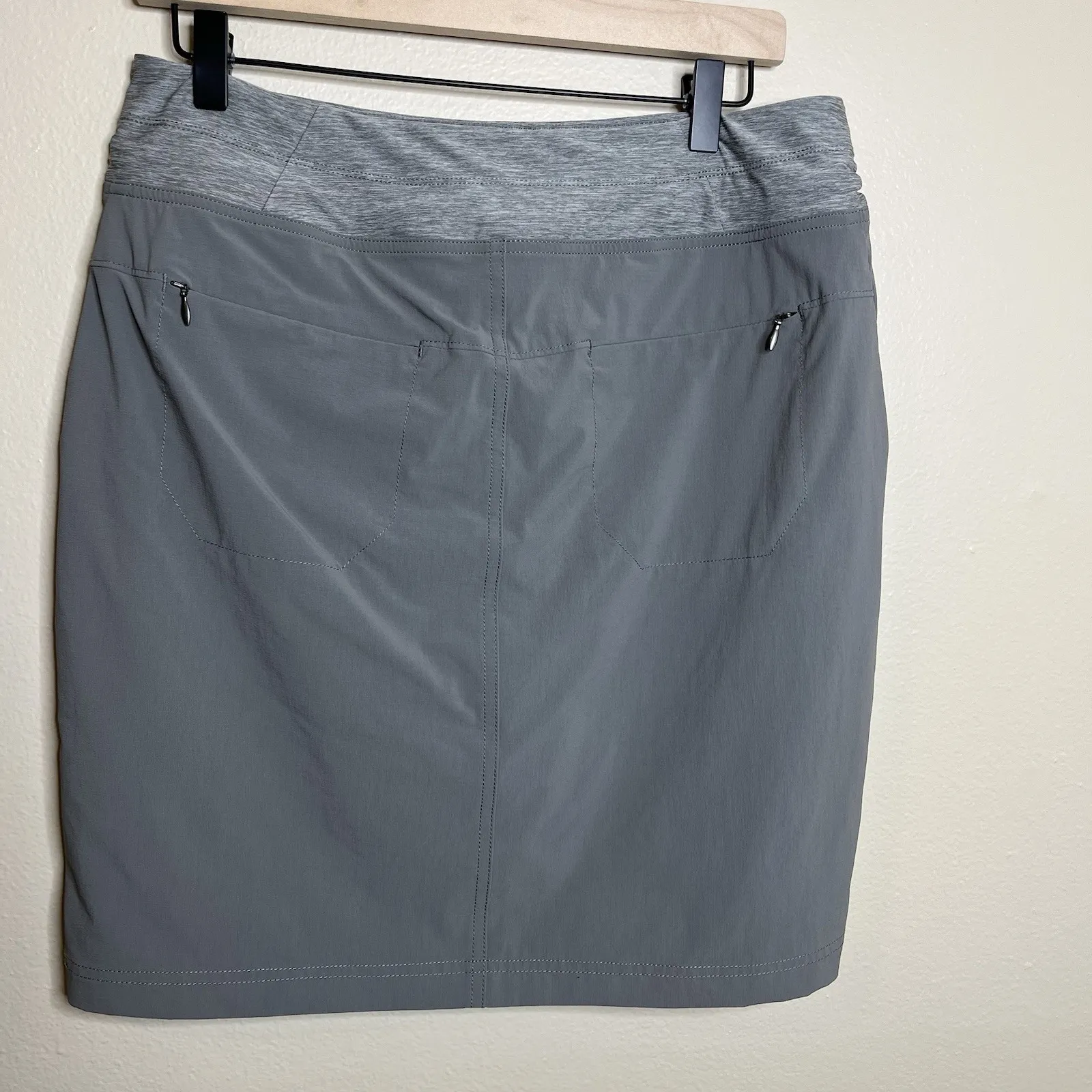 DULUTH TRADING Women 8 Armachillo Cooling Hybrid Hiking Active Skort Gray Tennis - Image 4