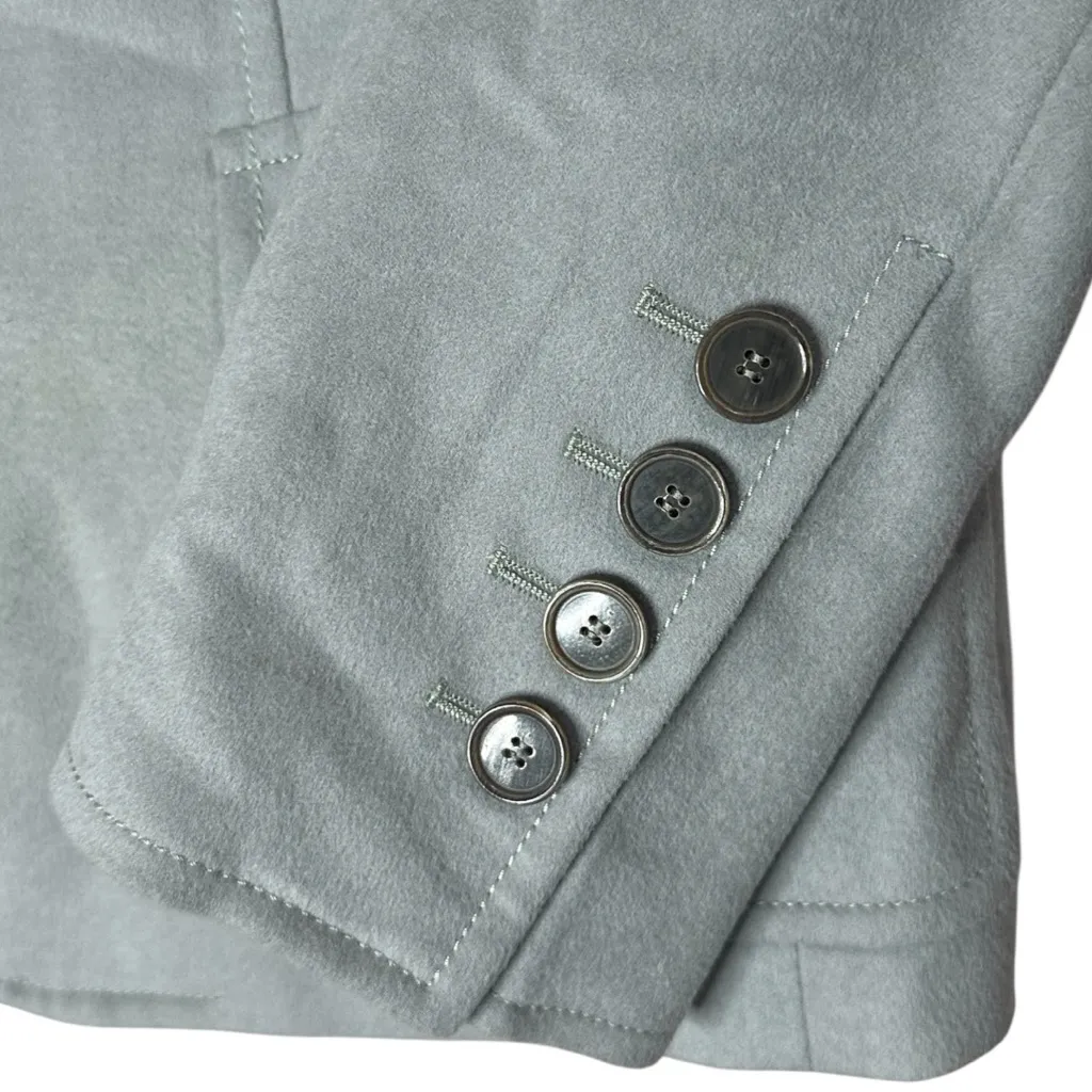 Akris Punto Wool Angora Blazer Jacket Size 12 - Image 9