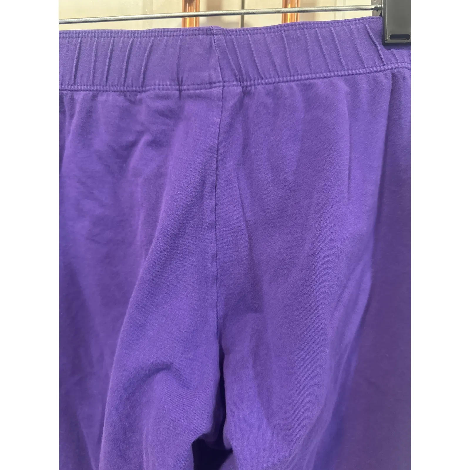 Nike Purple Leggings Teal Logo Women's Activewear Casual Comfort Size Medium - Image 4