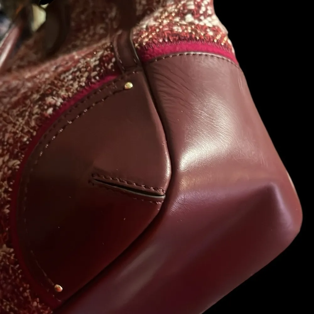 COACH Poppy Quilted Boucle Blaire Tote with crossbody strap - Image 7