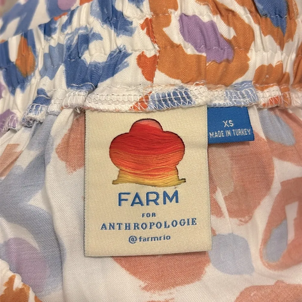 Farm Rio x Anthropologie Vibrance Leopard Animal Print Maxi Skirt Size XS - Image 11