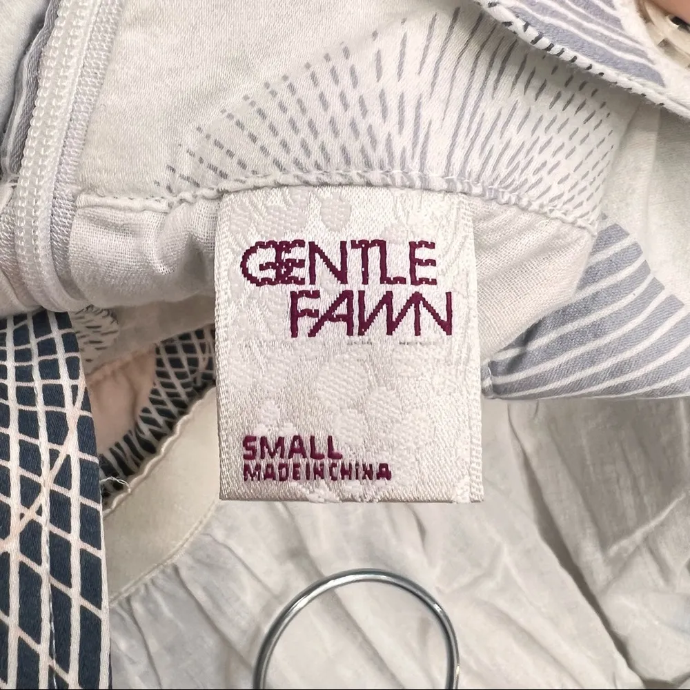 Anthropologie Gentle Fawn Geometric Print Midi Sz S Milkmaid Dress Sundress EUC - Image 7