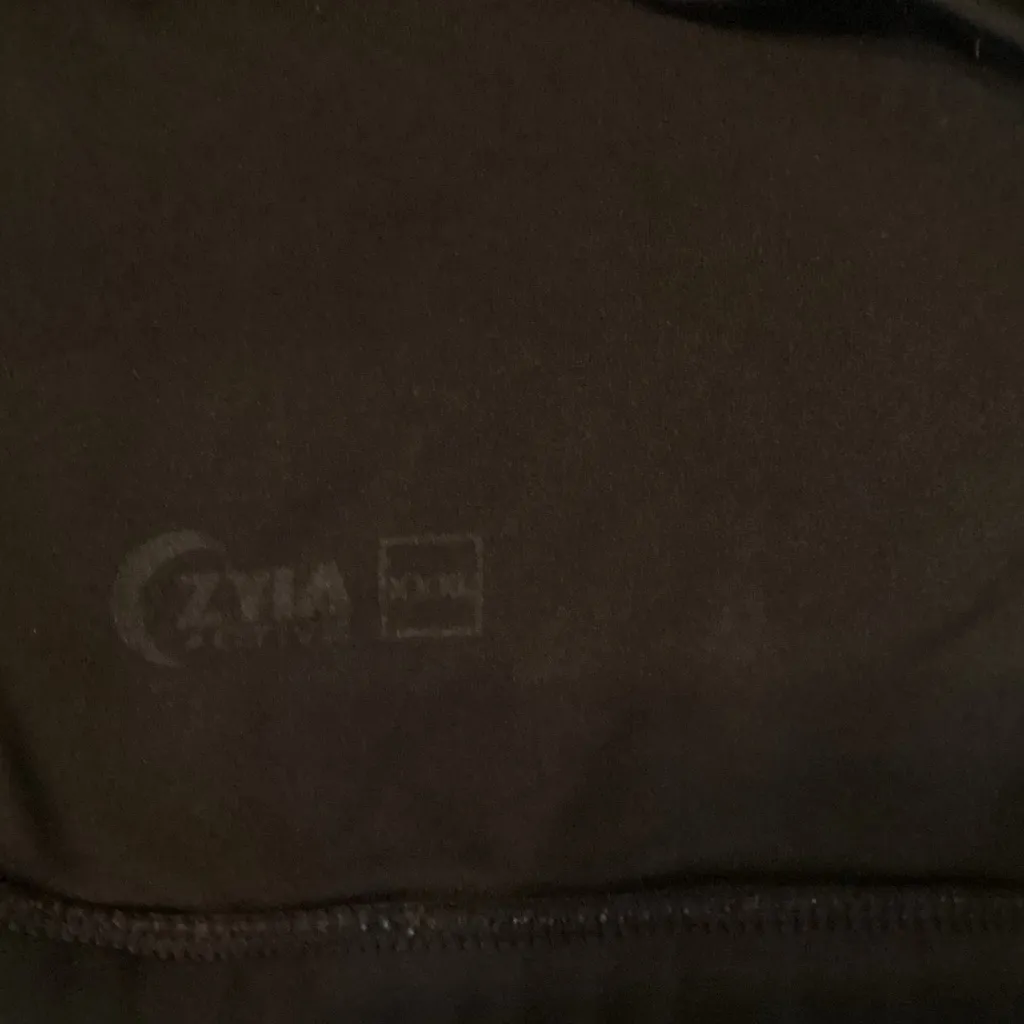 Zyia Bomber Black Racerback Sports Bra - Image 3