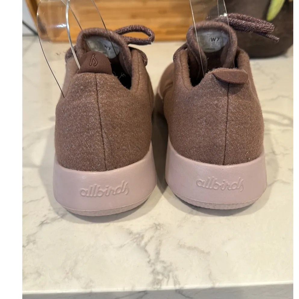 Allbirds Wool Runners Women's Running Shoes merino Wool Rose Pink l size 7 - Image 6