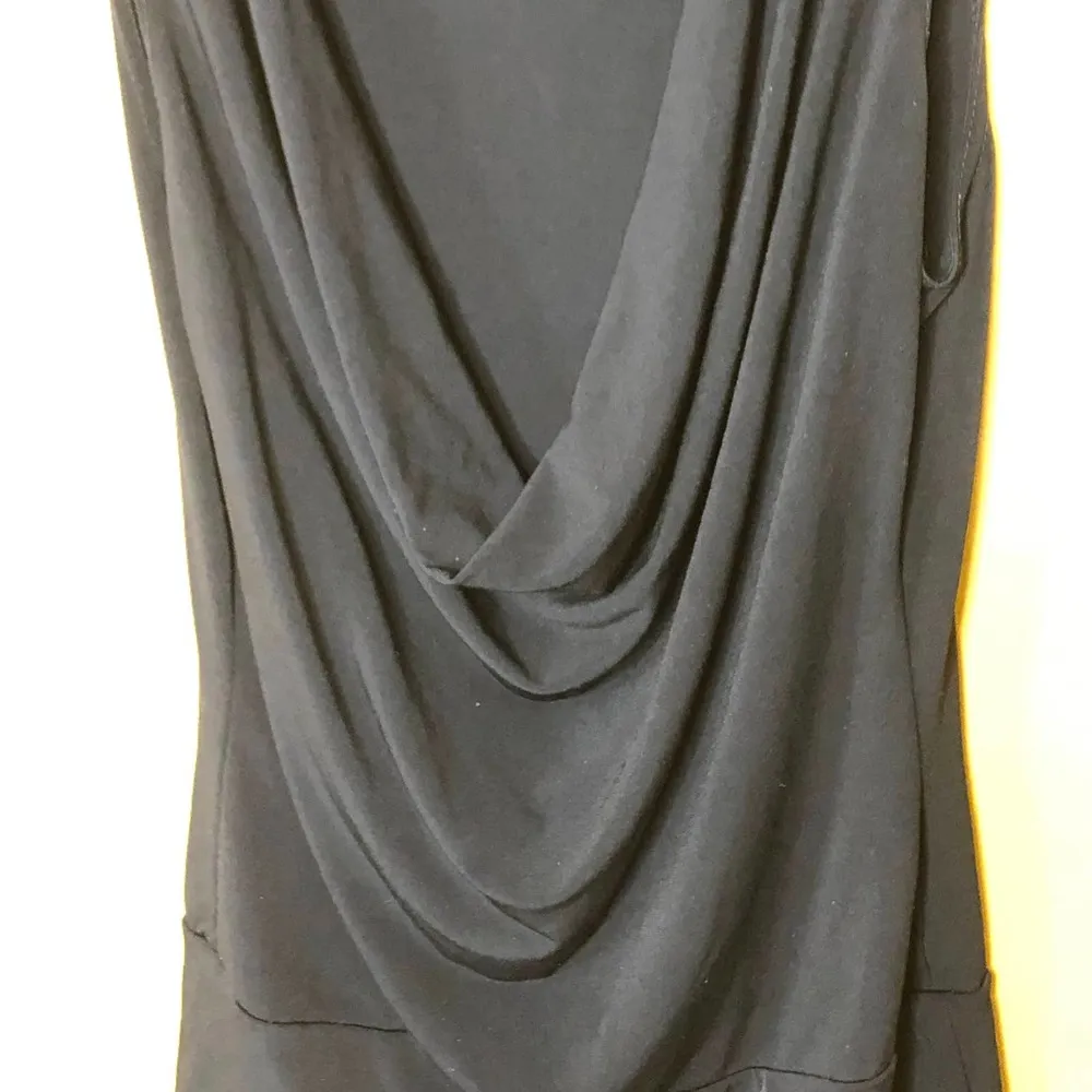 Byer Black Sleeveless Slouch Neck Blouse Top, M - Image 3