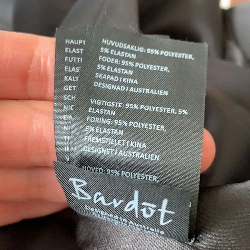 Bardot Ruffle Dress in Black Revolve size 6 - Image 10