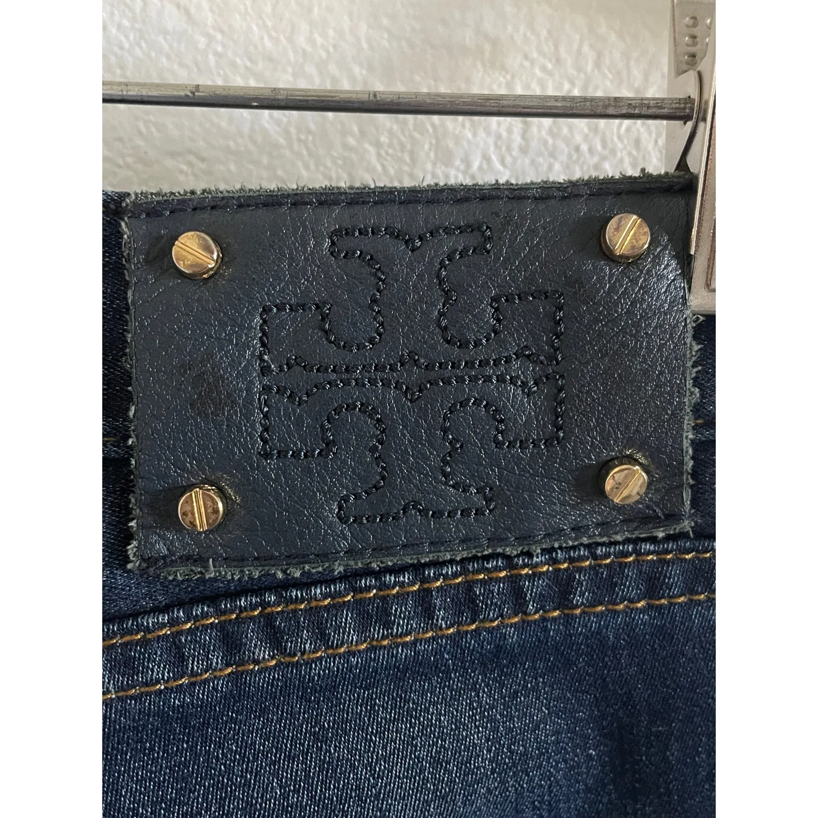 Tory Burch Dark Wash Jeans Women’s Classic Stretch Denim High-End Luxury 29 - Image 4