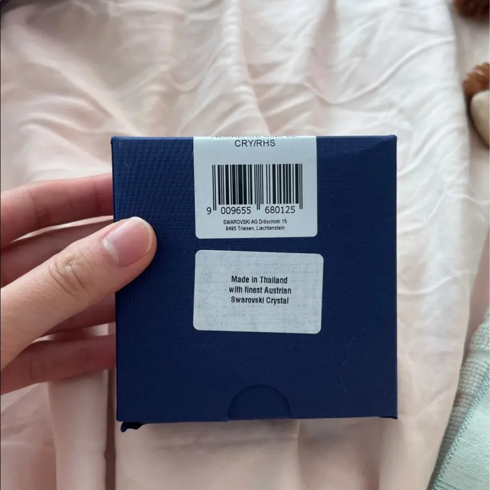 New Swarovski 3 crystal simple necklace - Image 5