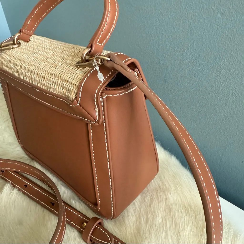 Sam Edelman Marcella Woven Top Handle Crossbody Bag - Image 5