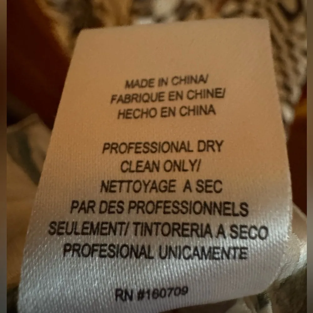 Aiifos 100% Silk Midi dress Brown - Image 3