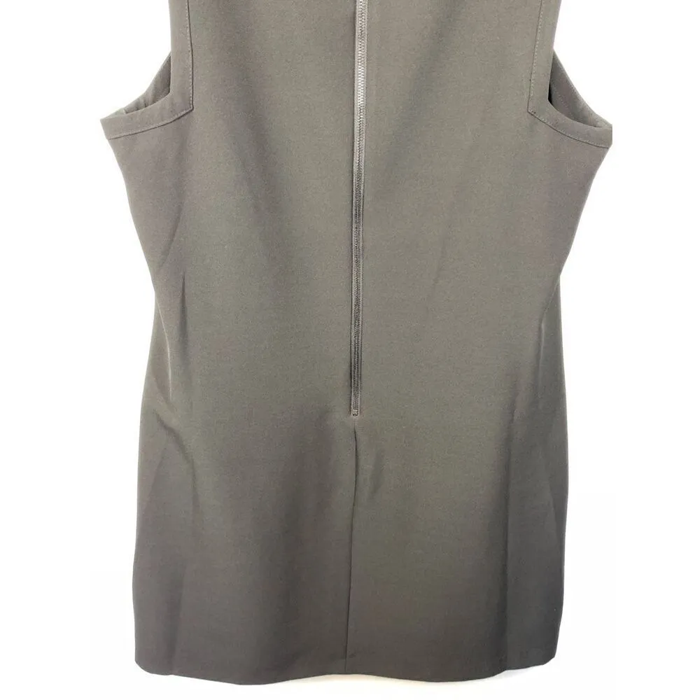 Donna Morgan Women's Sleeveless Pockets Shift Mini Dress Black Size 12 NWOT - Image 5