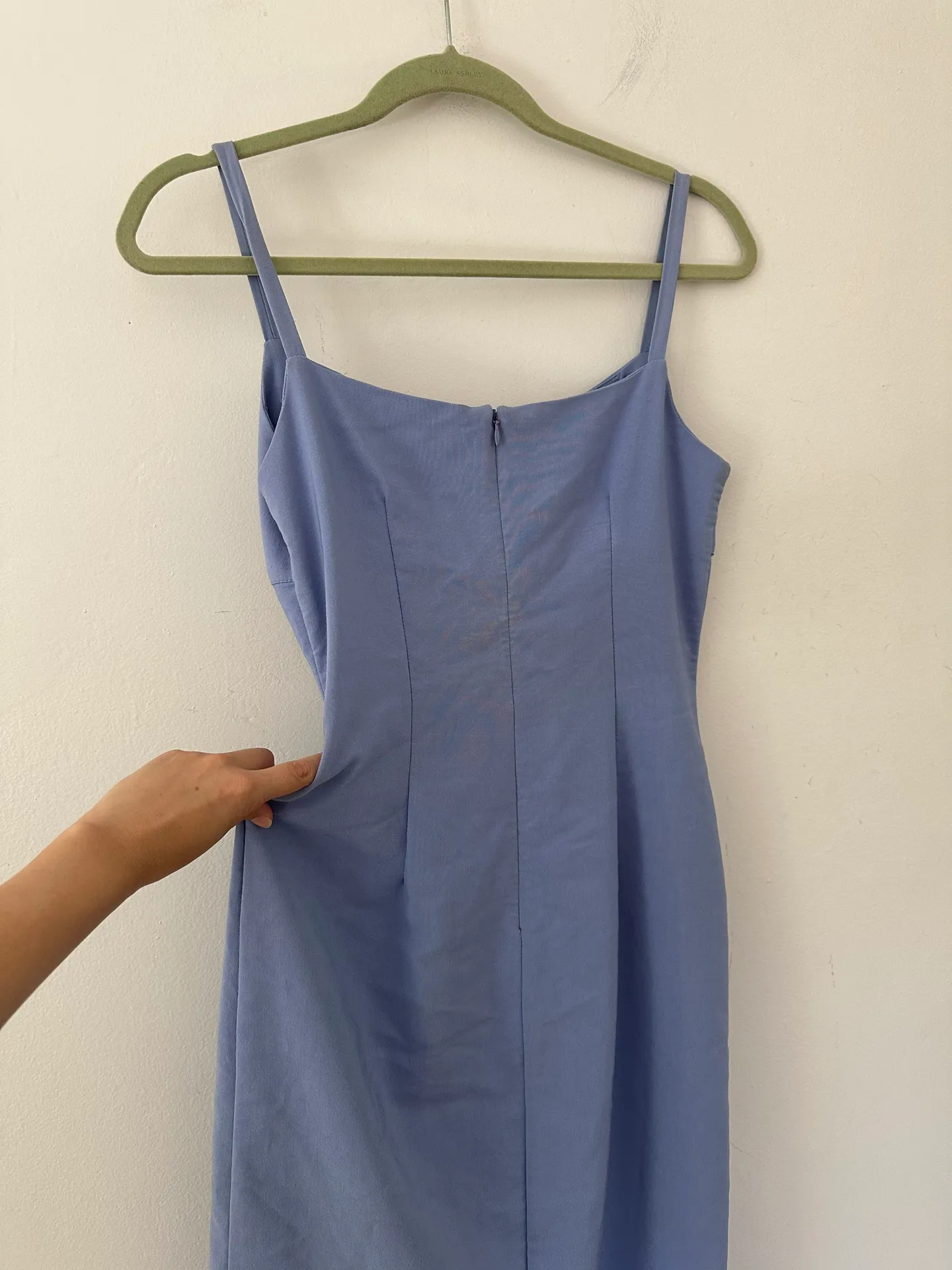 Italian Y2k Lilac Midi Dress Purple Size M - Image 4