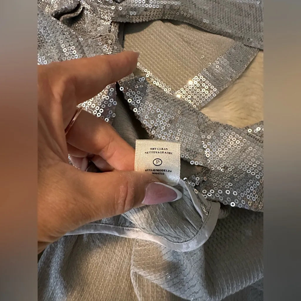 Robert Rodriguez  Silver Sequin Top - Image 4