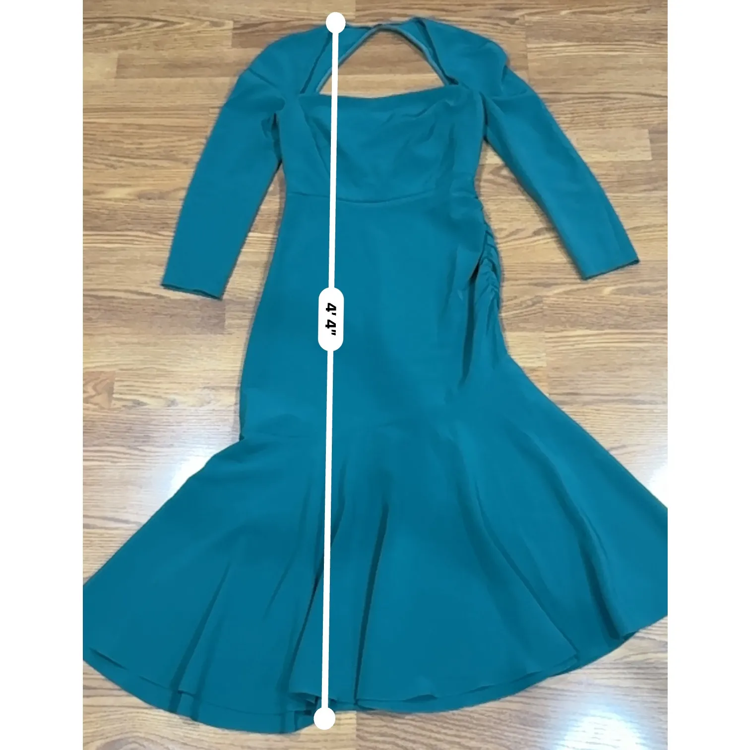 Sachin & Babi green Sharlize Asymmetric Cutout Midi Dress size 4 - Image 4