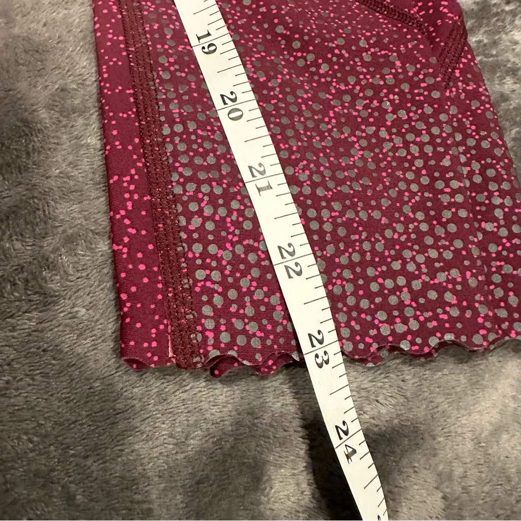 Lululemon  Tight Stuff Star Pixel Raspberry Leggings size 6‎ - Image 6