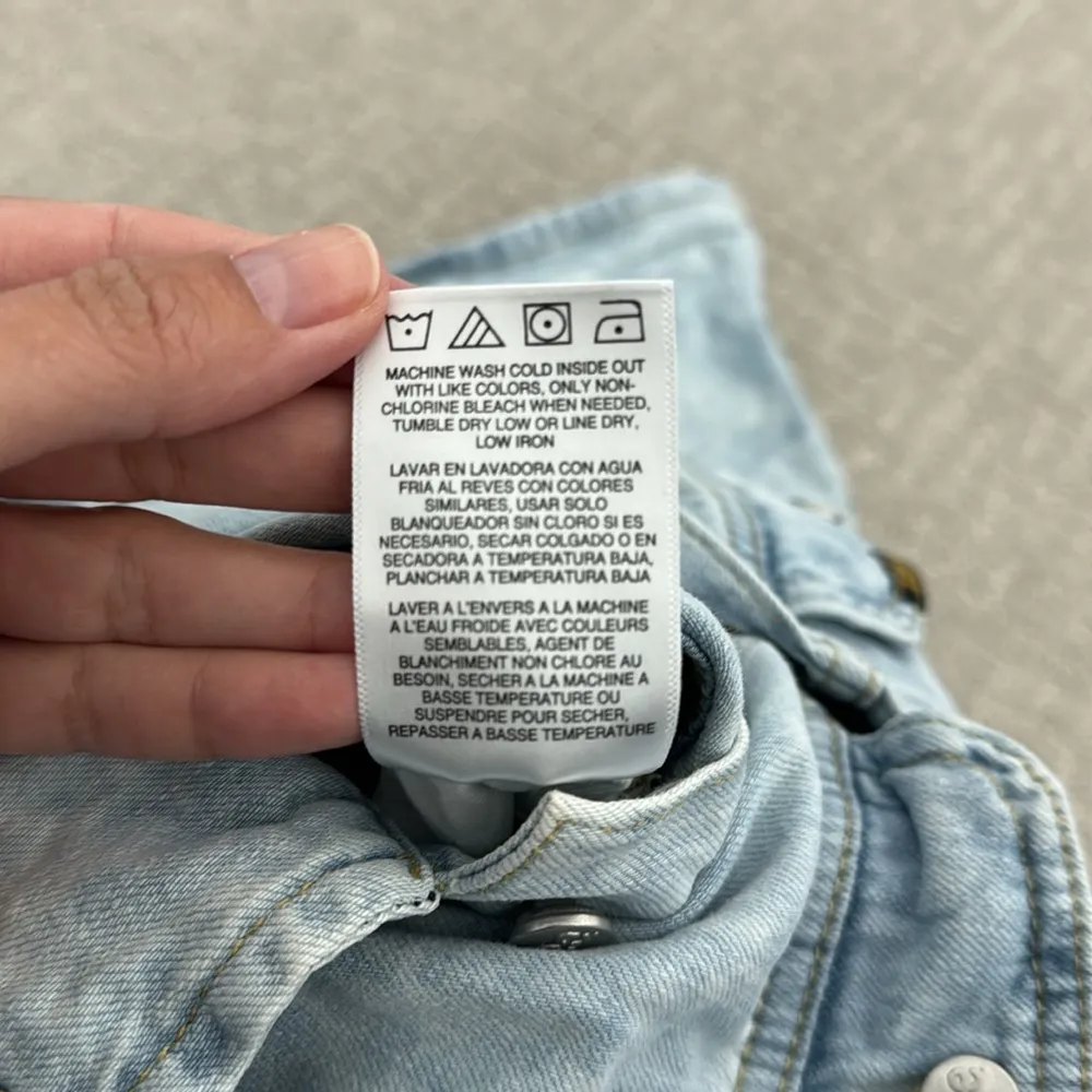 LEE Union-Alls Women’s Acid Wash Denim Short Overall Romper overalls sleeve - Image 11